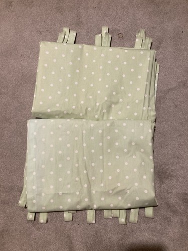 Two handmade lined curtains - handmade,
