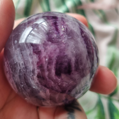 Fluorite crystal sphere ball - fluorite,