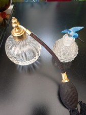 2 vintage crystal atomizer