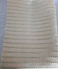 Ikea STARREKLINTE flatwoven cotton rug natural cream & pale green 120x180 cm