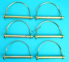 6 x 11mm Extra Large Shaft Locking Retaining Pin - D Clip Lynch - Trailer  #439