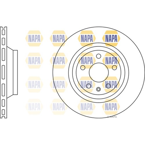 Brake discs vented - 2x, for