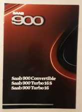 Saab 900 Range Brochure 1987 -