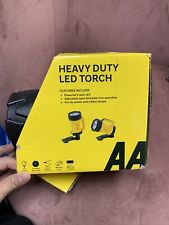 AA HEAVY DUTY TORCH POWERFUL 2 WATT LED 180M BEAM 120 Lumens with Batteries