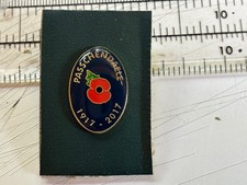 POPPY1  metal  Enamel Tie Tac