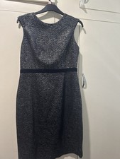 Hobbs Eira Dress Navy And gold