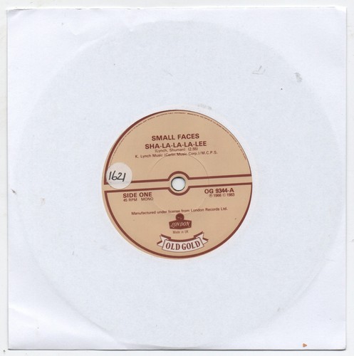 Small faces sha - small, sha-la-la-la-lee