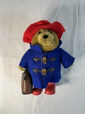 2005 Paddington Bear Plush Teddy Toy With Boots And Bag