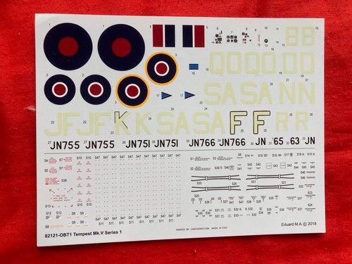 Eduard hawker tempest - 1/48,