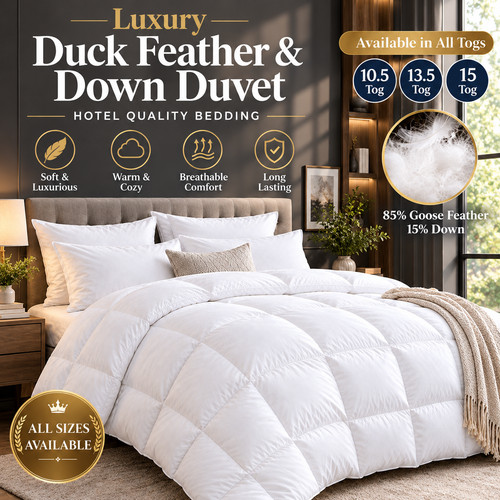 Luxury duck feather down - feather, &