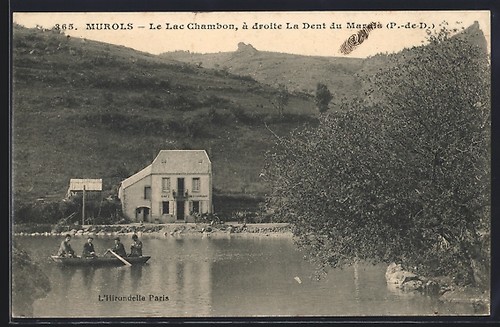 Old postcard murols lac - postcard, murols,
