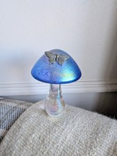 Heron glass mushroom toadstool - heron,