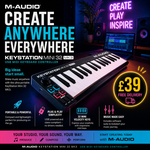 Audio keystation mini mk3 - m-audio,