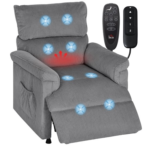 Homcom massage recliner with - recliner,