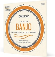 D'Addario EJ63 Nickel 4-String Tenor Banjo Strings 9-30