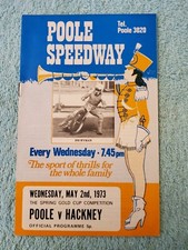 POOLE SPEEDWAY PROGRAMME 1973