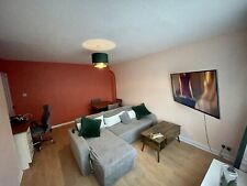 L Shaped Sofa Bed with Storage - Fabric & Leather - Grey White Couch