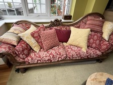 Large Victorian Mahogany Couch