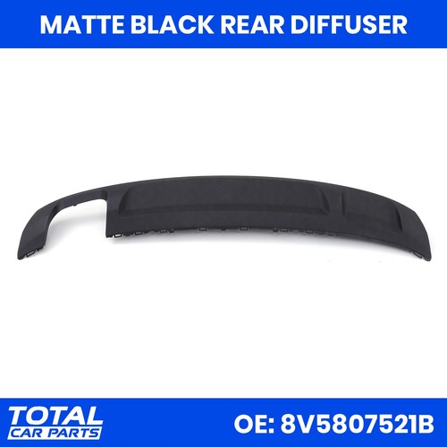 Rear bumper diffuser - rear, dual
