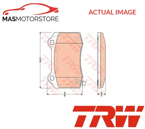Brake pads set braking pad - brake,