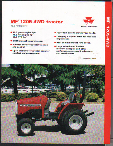 Massey ferguson 1205 - massey,