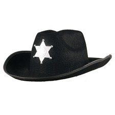 Smiffys Sheriff Hat, Black