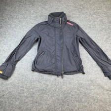 Men's Superdry Japan The Wind Cheater Jacket Black And Pink Size Large A-72