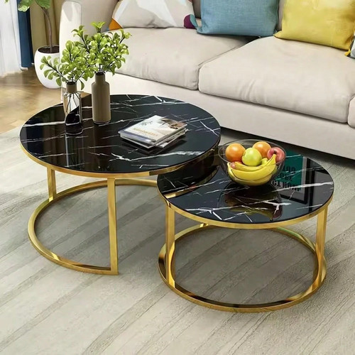 Nesting coffee tables set - coffee, 2