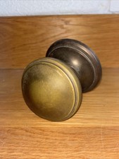 Antique Georgian Brass Door Knob / Handle Rare Architectural Salvage Beautiful