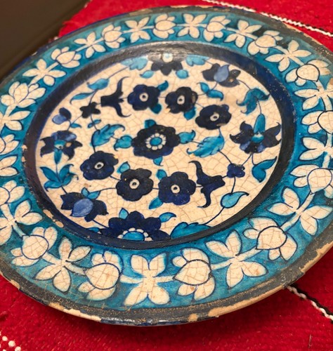 Iznik pottery plate - (likely),