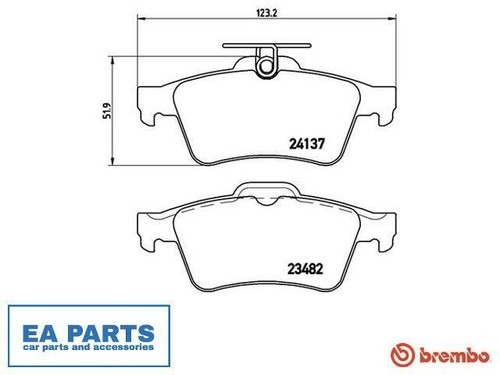 Brake pad set disc - pad,