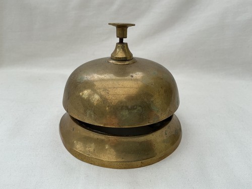 Antique brass shop counter - antique,