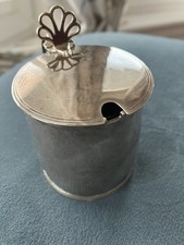Charles Stuart Harris Silver Mustard Pot . 1882