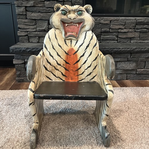 Vtg hand painted carved - hand,