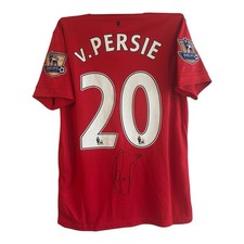 Robin van Persie signed Shirt EXACT PROOF JERSEY MANCHESTER UNITED 13 14 MAN UTD