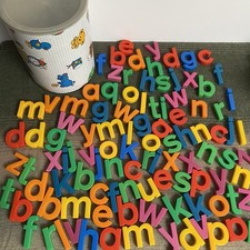 Vintage Tub Of Jumbo Lower Case Letters