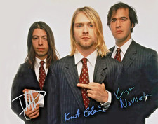 Nirvana, all Autographed Photo