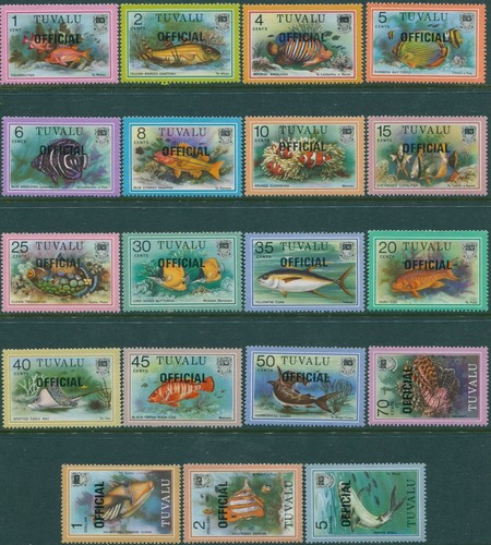 Tuvalu official 1981 - , sgo1-o19