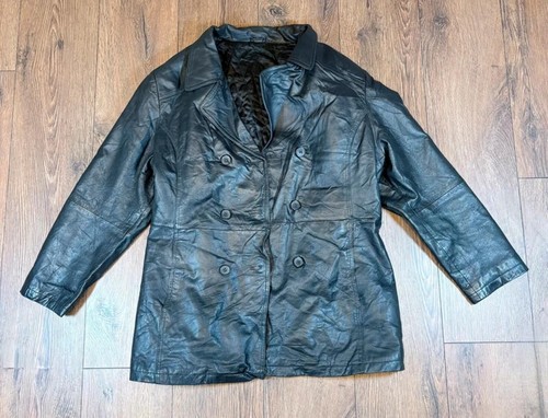 Vintage black leather - black,