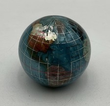 Vintage Gemstone World Globe