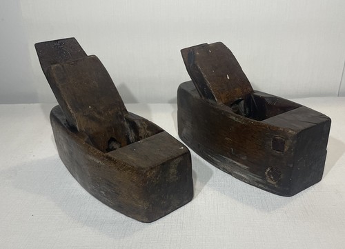 Pair antique wooden hand - antique,