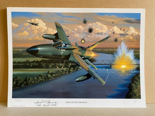 Vietnam war aviation art print - war,
