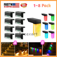 8 pack New Solar Deck Lights