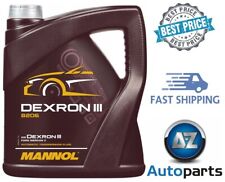 Mannol Dexron III 3 Automatic Transmission Fluid ATF Oil Power Steering 5L