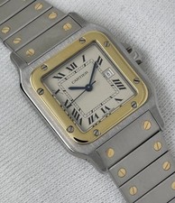 Cartier Santos Carree Gents Watch Auto Steel & 18ct Gold 29mm 2961 2025 Service