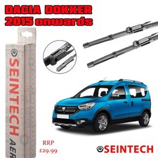Dacia Dokker 2015 Onwards SPECIFIC FIT FRONT WINDSCREEN WIPER BLADES 22" 16"
