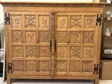 Large Solid Oak Cabinet