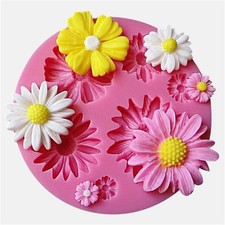 Daisy flowers fondant - daisy, mold