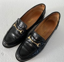 Russell&Bromley Brewster Black  Leather Loafers size 40