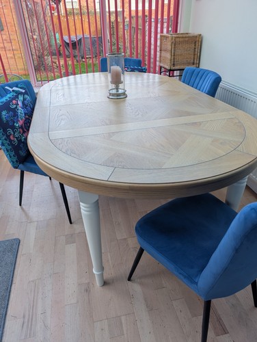 Used oak dining table from - oak,